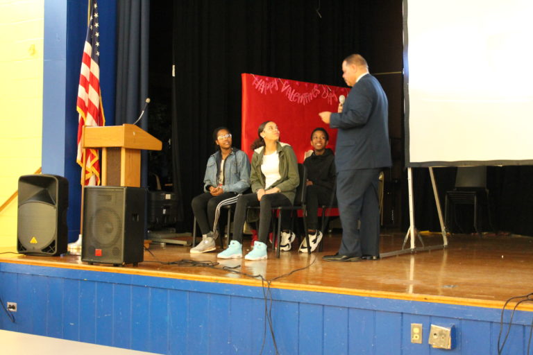 "Think About It" Presentation at General Smallwood Middle School CCSAO