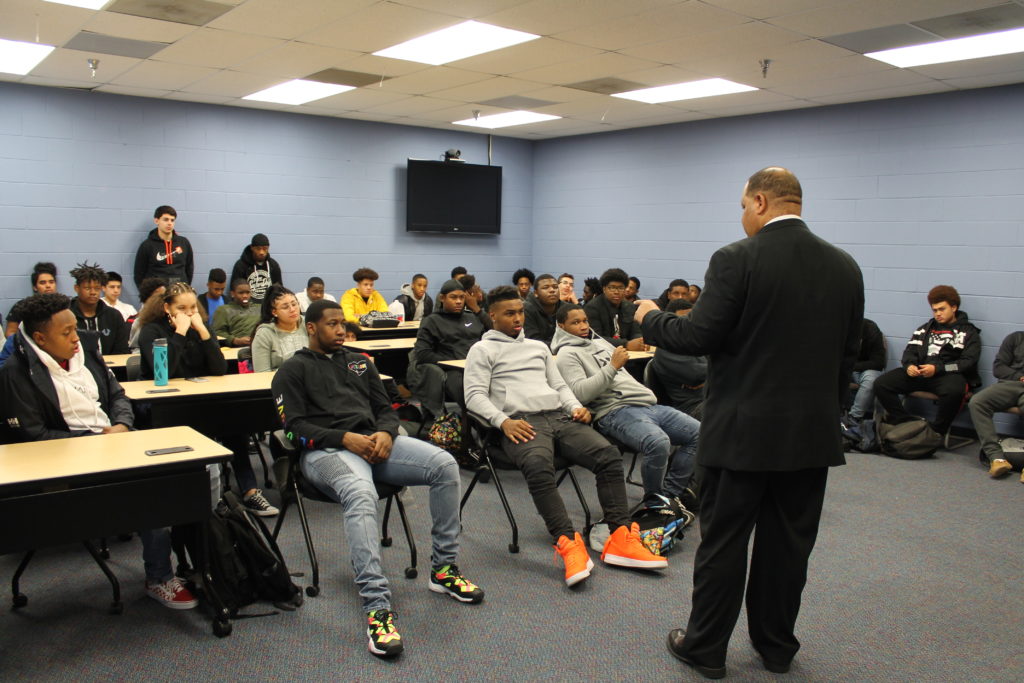 “Think About It” Presentation at Thomas Stone High School