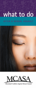 What to do after sexual assault
